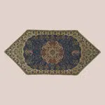 سرویس رو میزی ترمه 5 تکه سرمه‌ای - کد 006 - Image 3