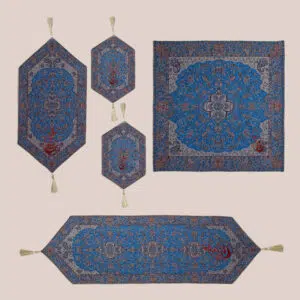 سرویس رو میزی ترمه 5 تکه - کد 003